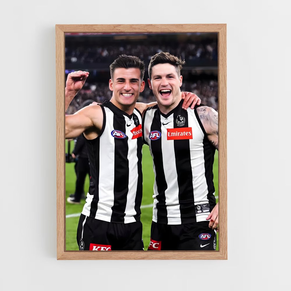 Poster Victoire Magpie – affiche Football australien (vue 4)
